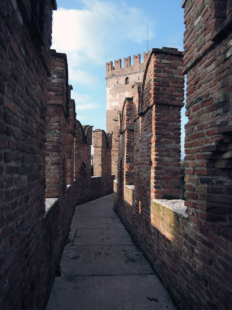 Walkway on the walls