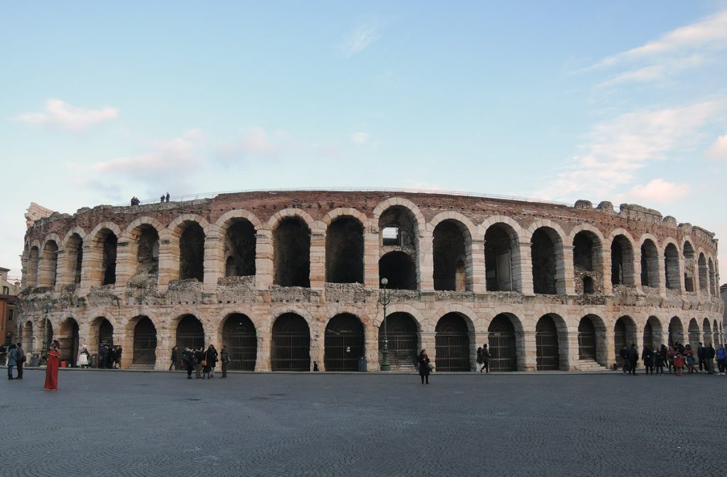 Verona Arena from Piazza Bra