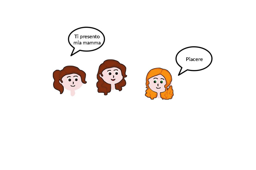 introduce someone else in Italian