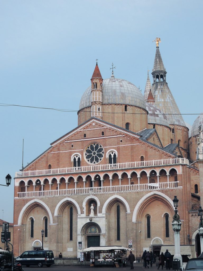 The Basilica of Saint Anthony view from via Belludi