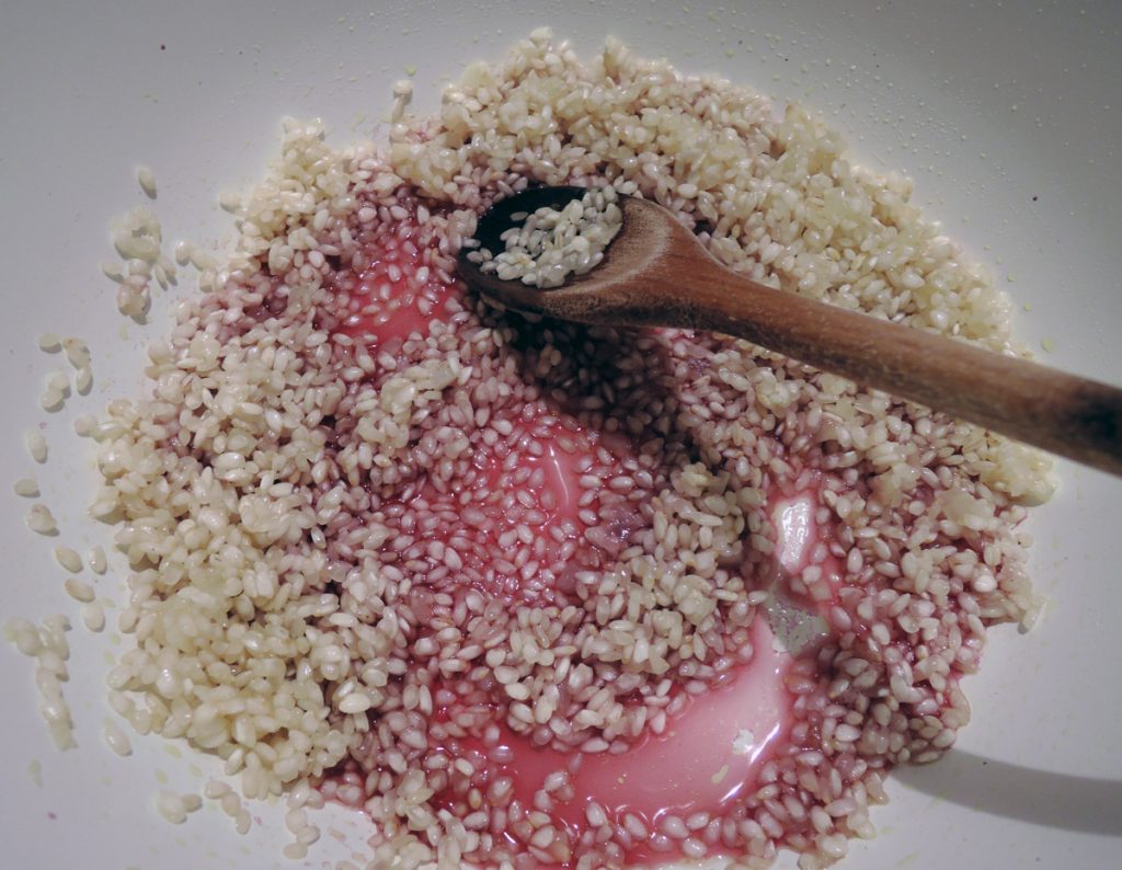 Add the wine