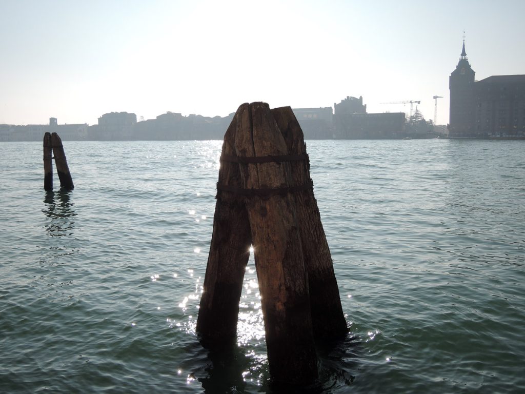 Bricole in the Giudecca Canal
