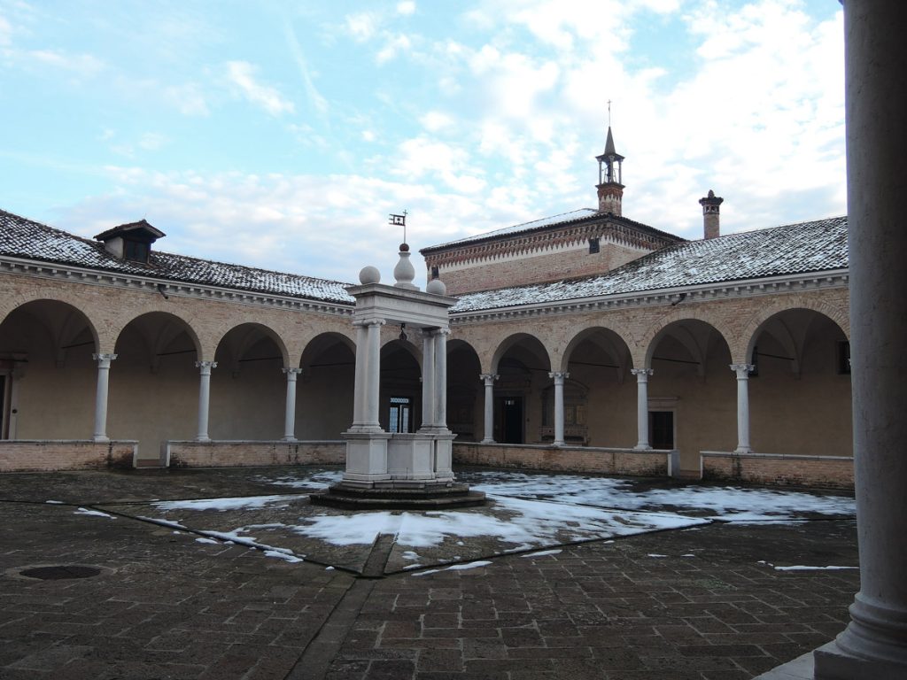 Praglia Abbey cloister
