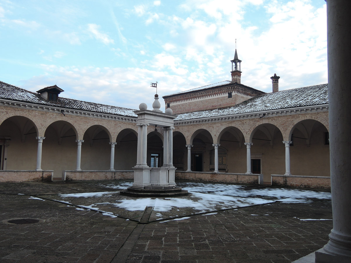 Praglia Abbey cloister