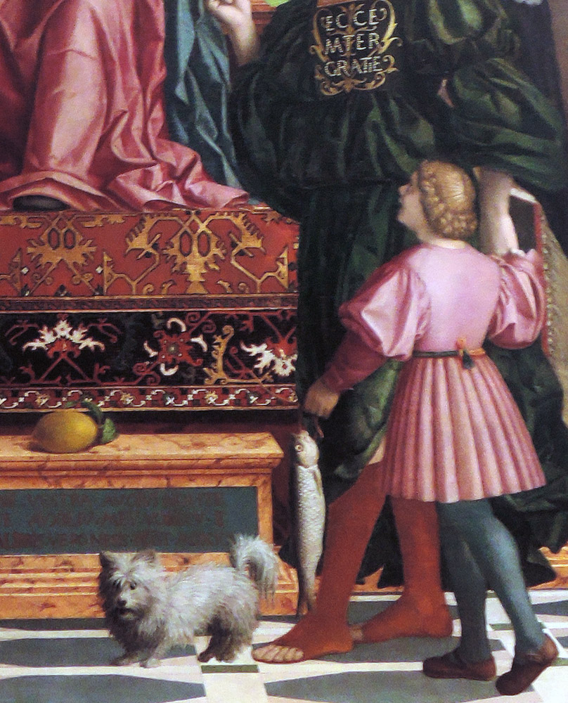 Madonna with the umbrella detail