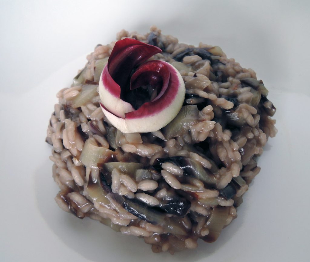 Risotto with radicchio