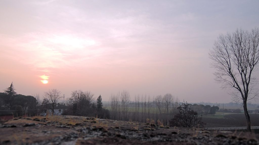 Sun setting from the Castle walls