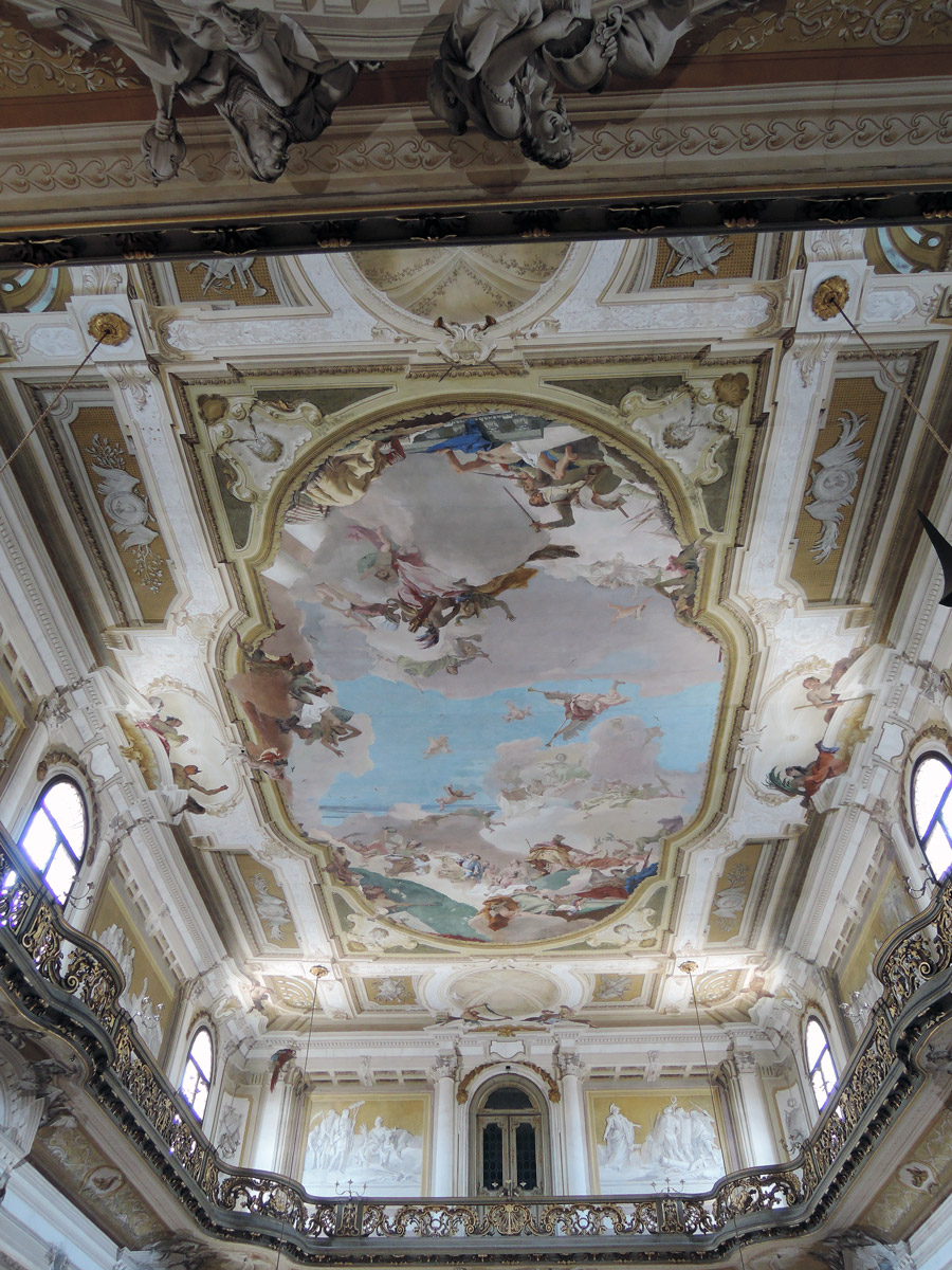 Villa Pisani Ballroom ceiling
