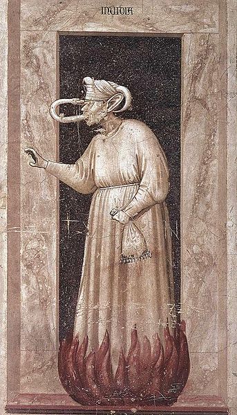 Giotto, Envy, Scrovegni Chapel ©it.wikipedia.org