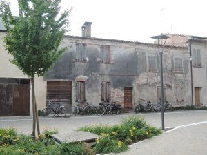 Bikes parked in Soave