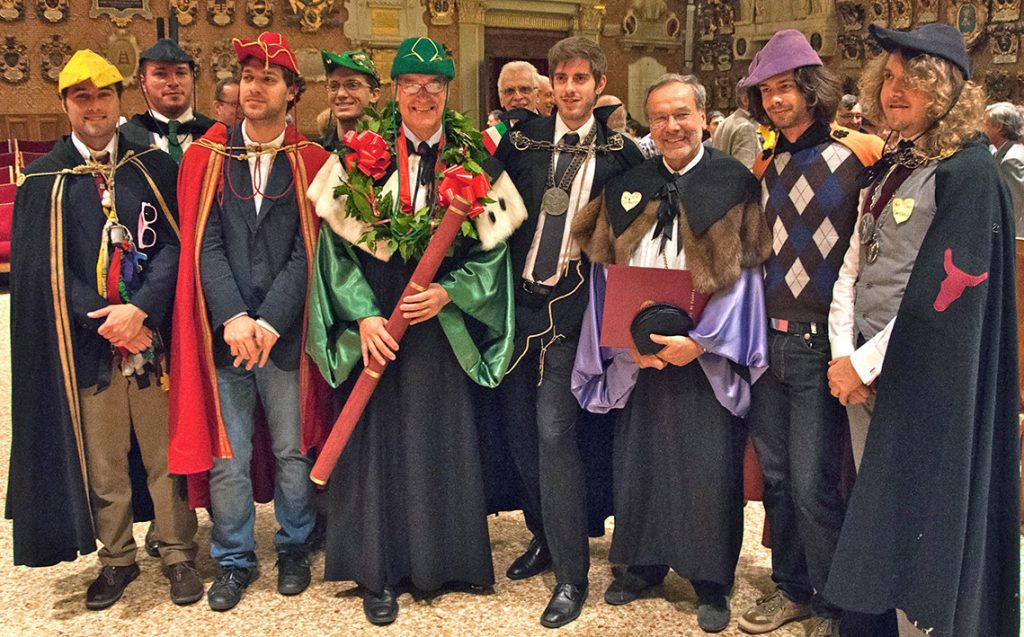 Goliardia, dean and professors. Image ©http://www.vvox.it