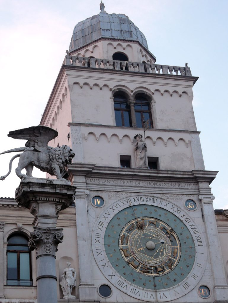 Clock Tower, Piazza dei Signori - Padua the city of the 3 without