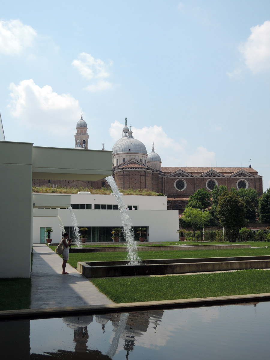 Greenhouses and Santa Giustina, Botanical Garden in Padua