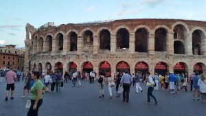 The Arena in the evening