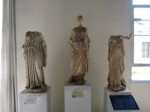 Demeter and two other statue