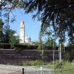 Padova walls and Santa Giustina, via Giordano Bruno