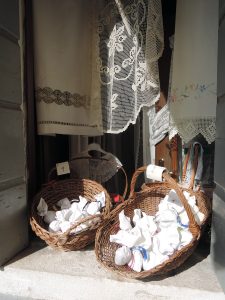 Lace shop windowsill, Burano