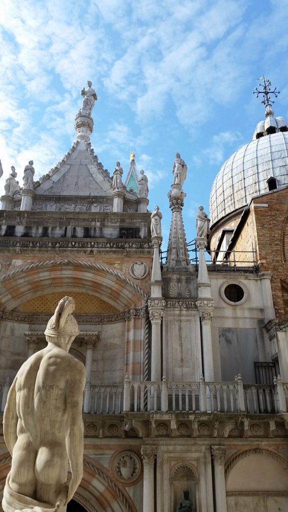 Looking towards St. Mark's Basilica from Palazzo Ducale