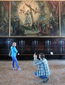 The Doge Antonio Grimani kneeled in front of the Faith, Titian