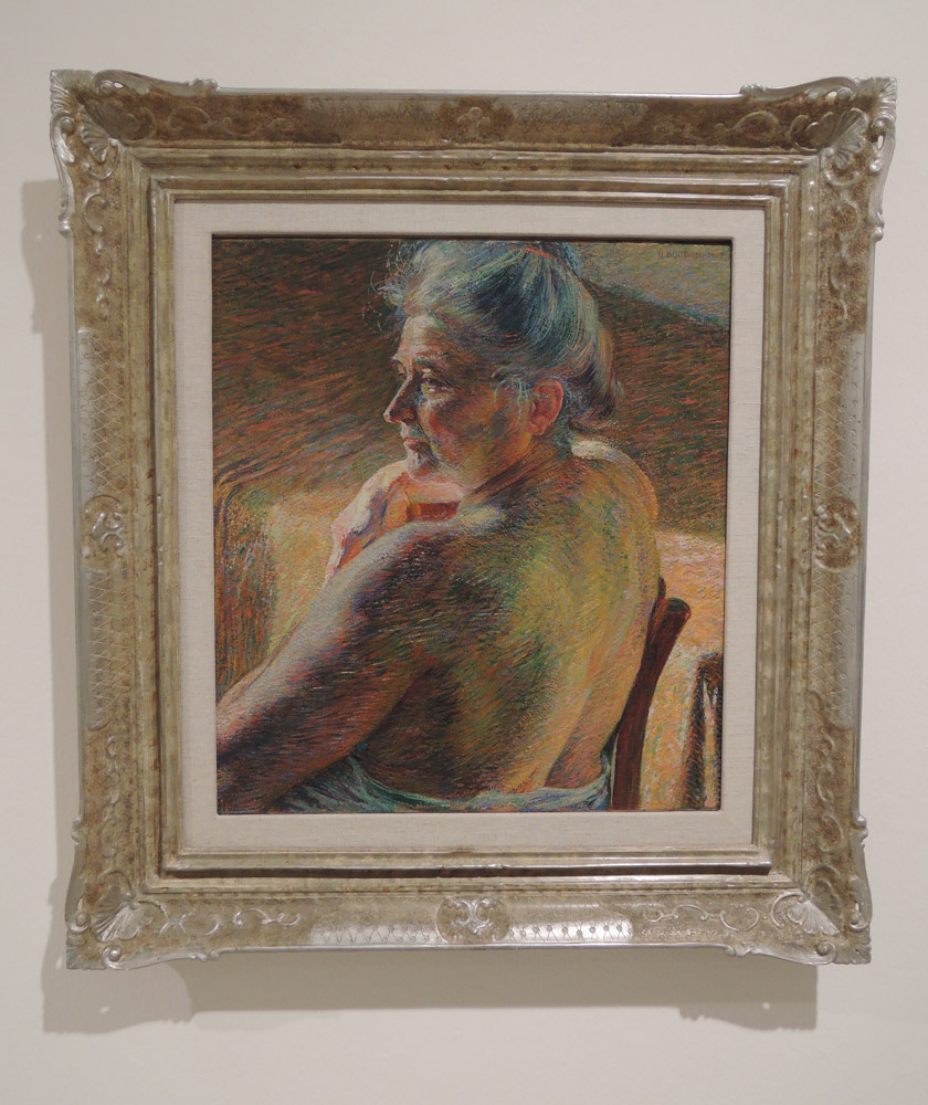 Nude from behind by Boccioni