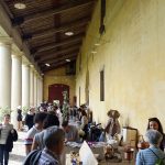 Under the barchessa, Villa Angarano