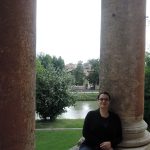 Under the portico