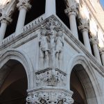 Adam and Eve, Palazzo Ducale facade