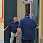 Spino and Mauro opening the Theatre