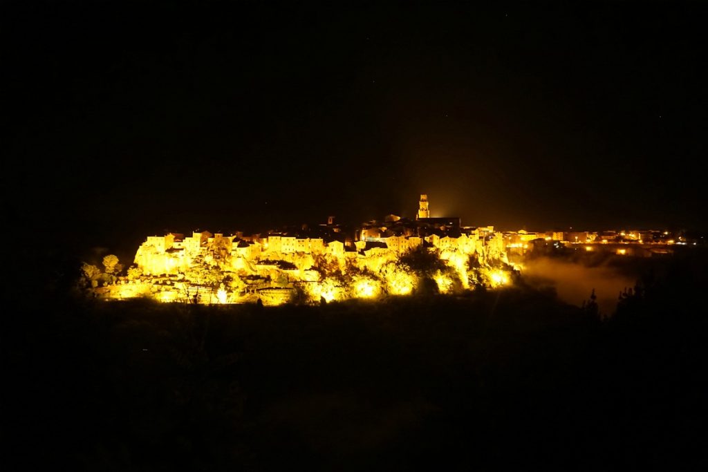 Pitigliano by night