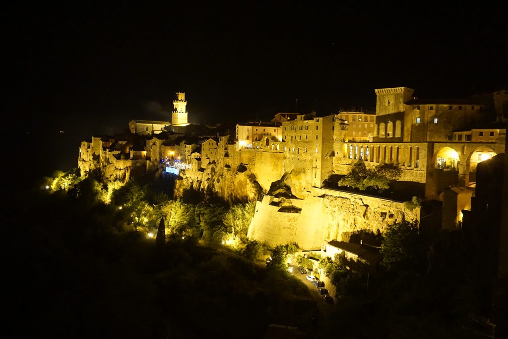 Pitigliano by night