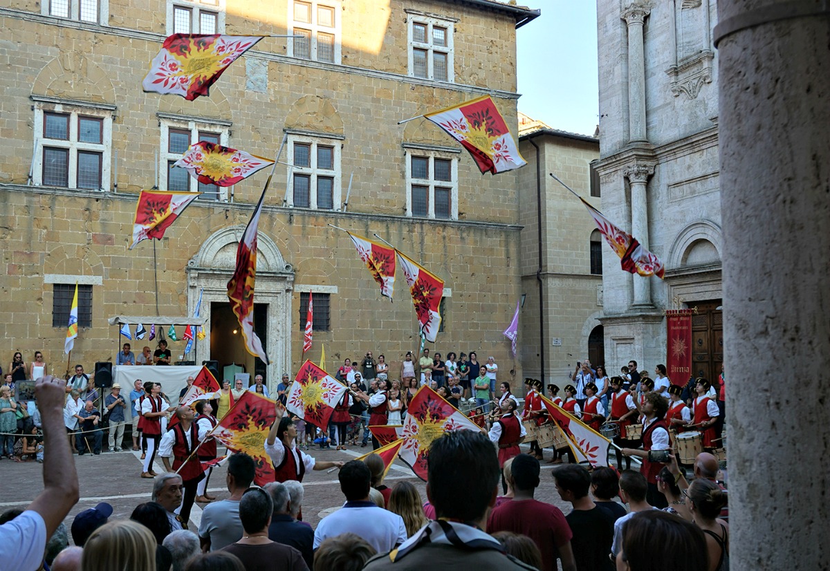Pienza during the Cheese Festival