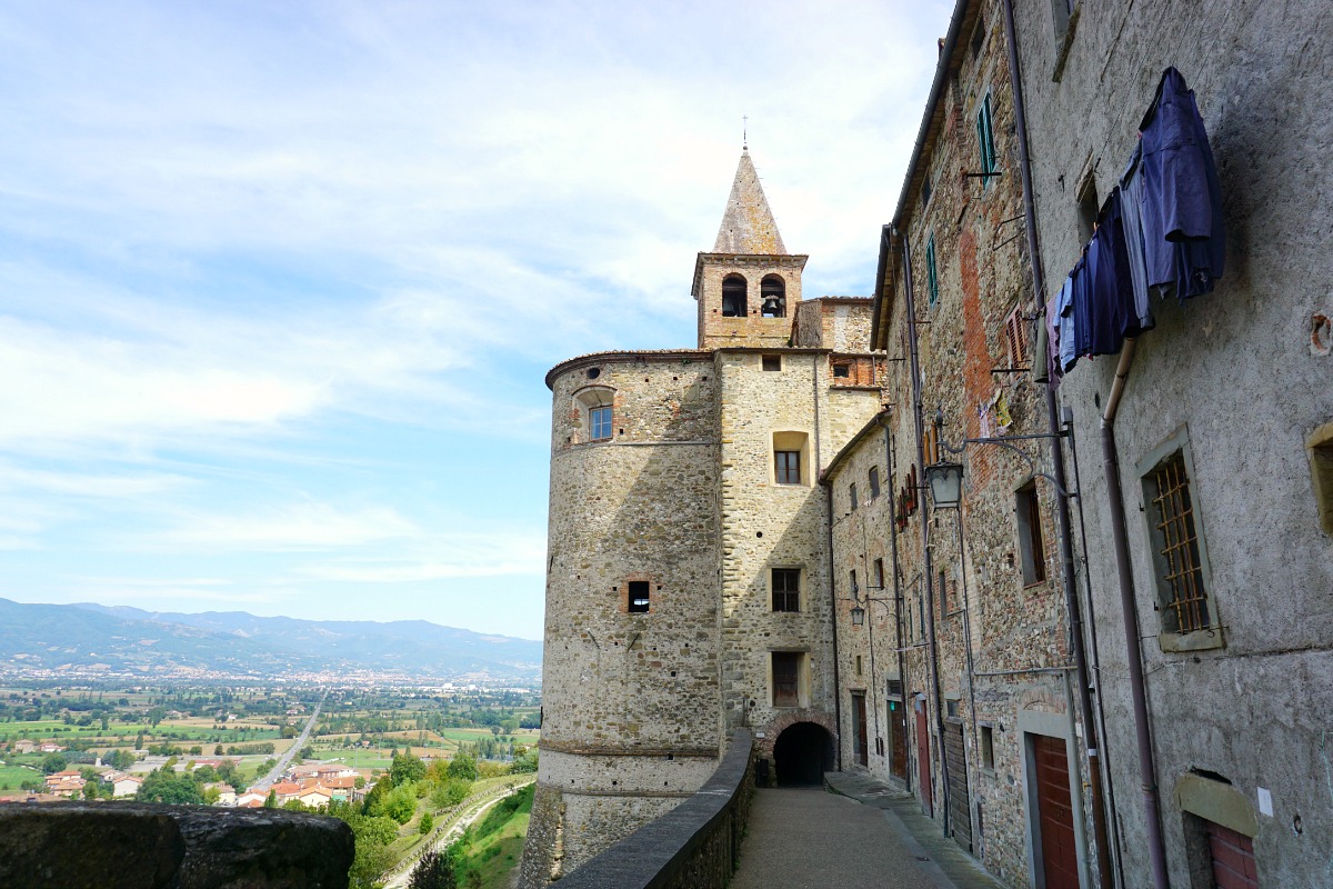 Along the walls