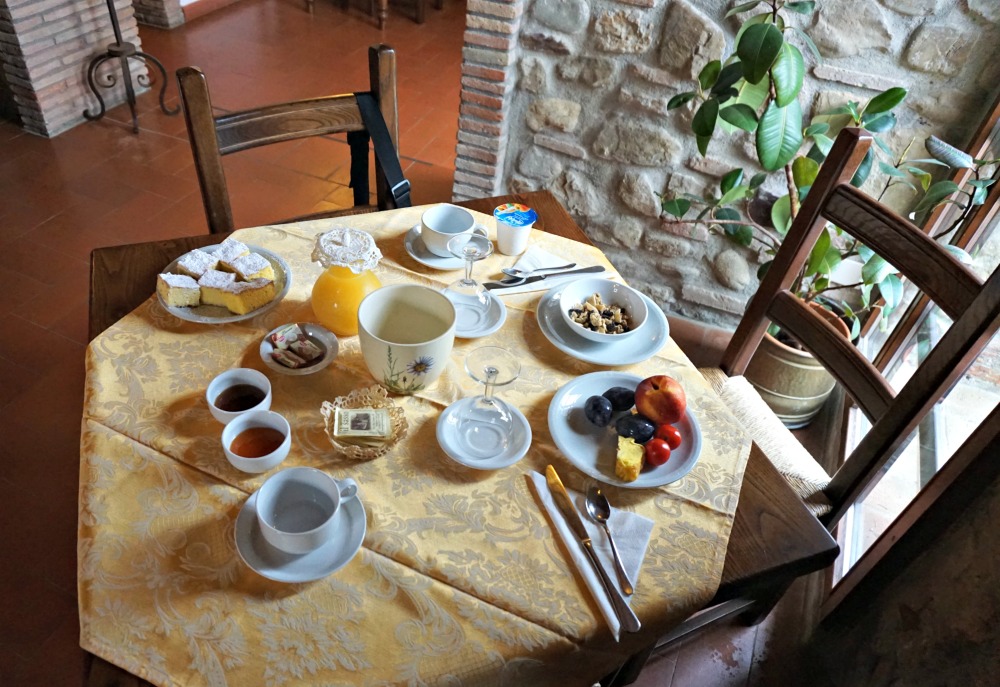 Our breakfast table
