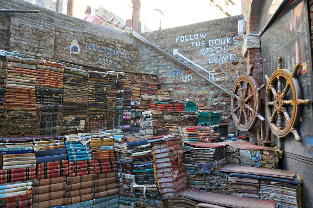 Books staircase