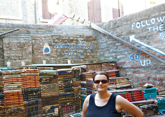 The Books staircase and me