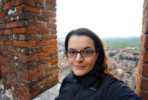 Selfie on top of the Castle
