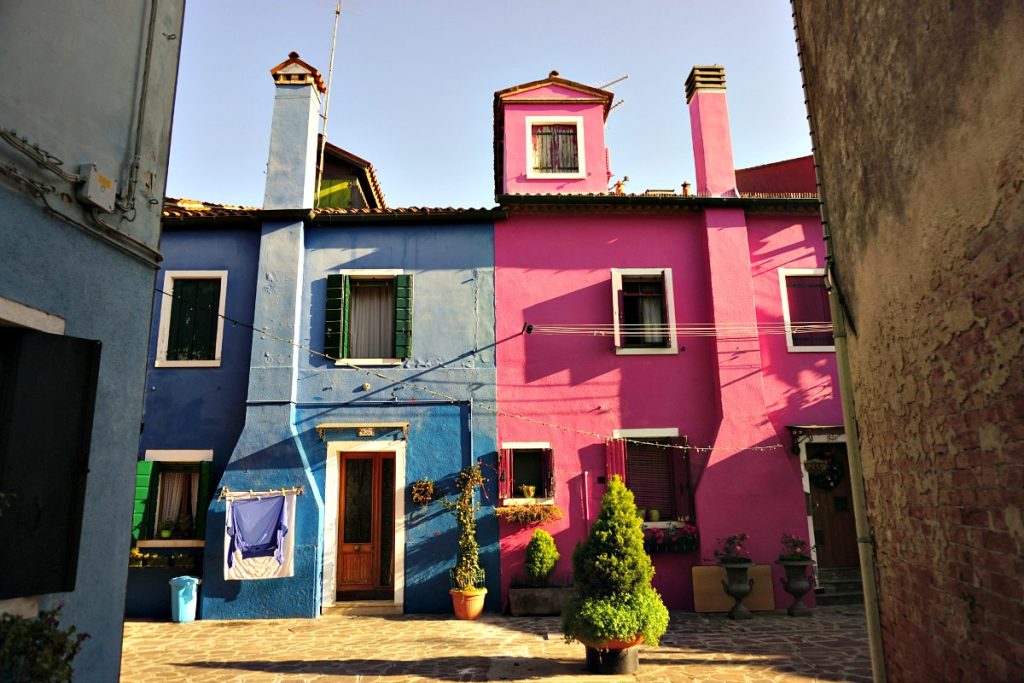 Blue and Pink, Island of Burano