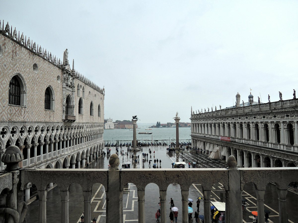 View from the terrace, San Marco Basilica View from the terrace, San Marco Basilica