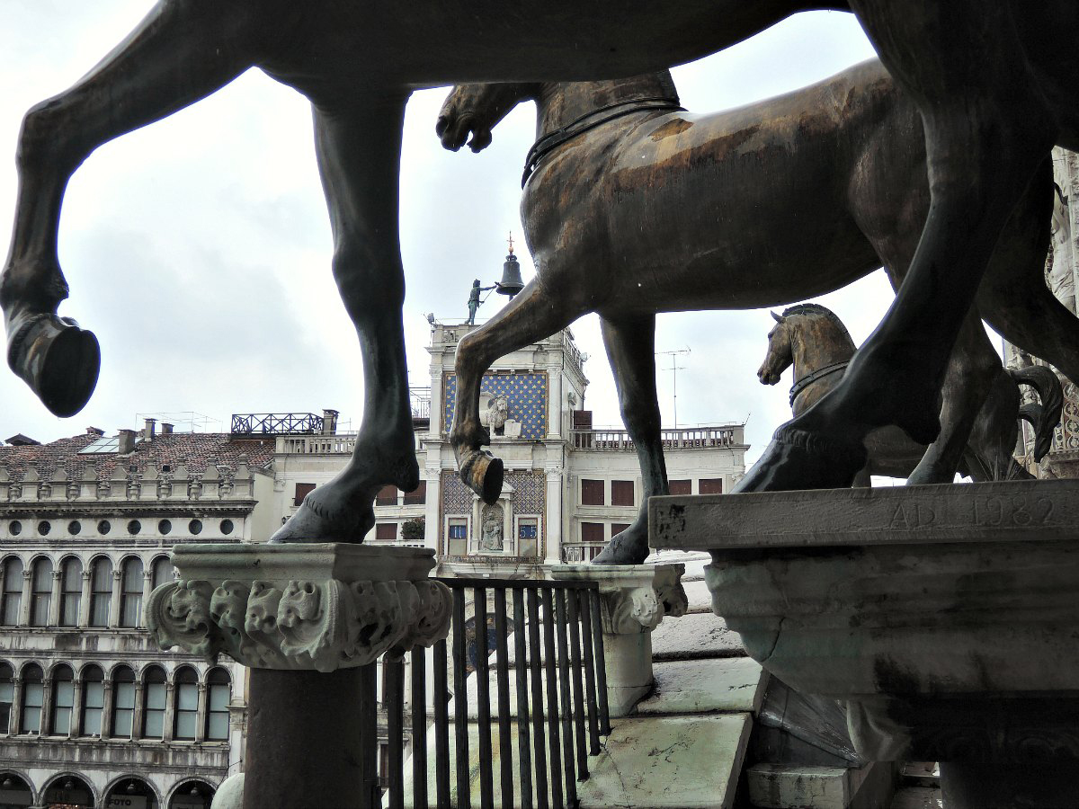 Horses on the terrace, San Marco Basilica Horses on the terrace, San Marco Basilica