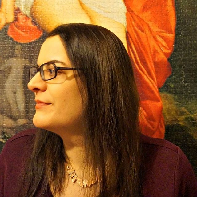 Me with my Whiteleaves necklace