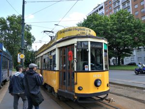 Old Yellow Tram Milan
