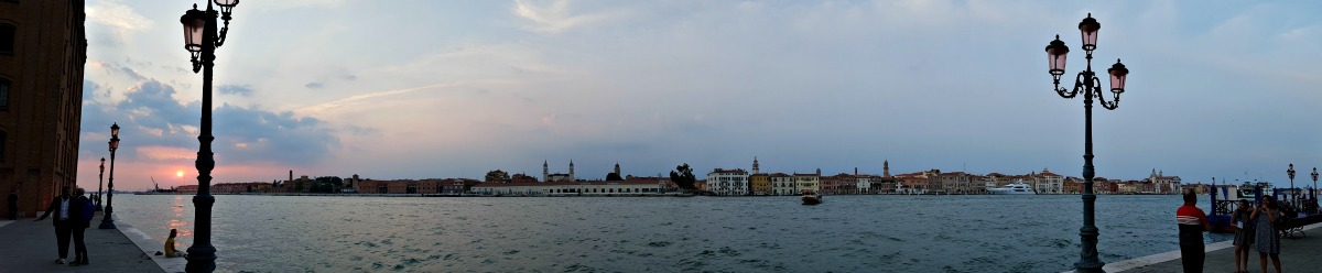 The view from Hilton Molino Stucky