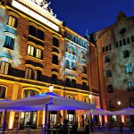 Hilton Molino Stucky at night
