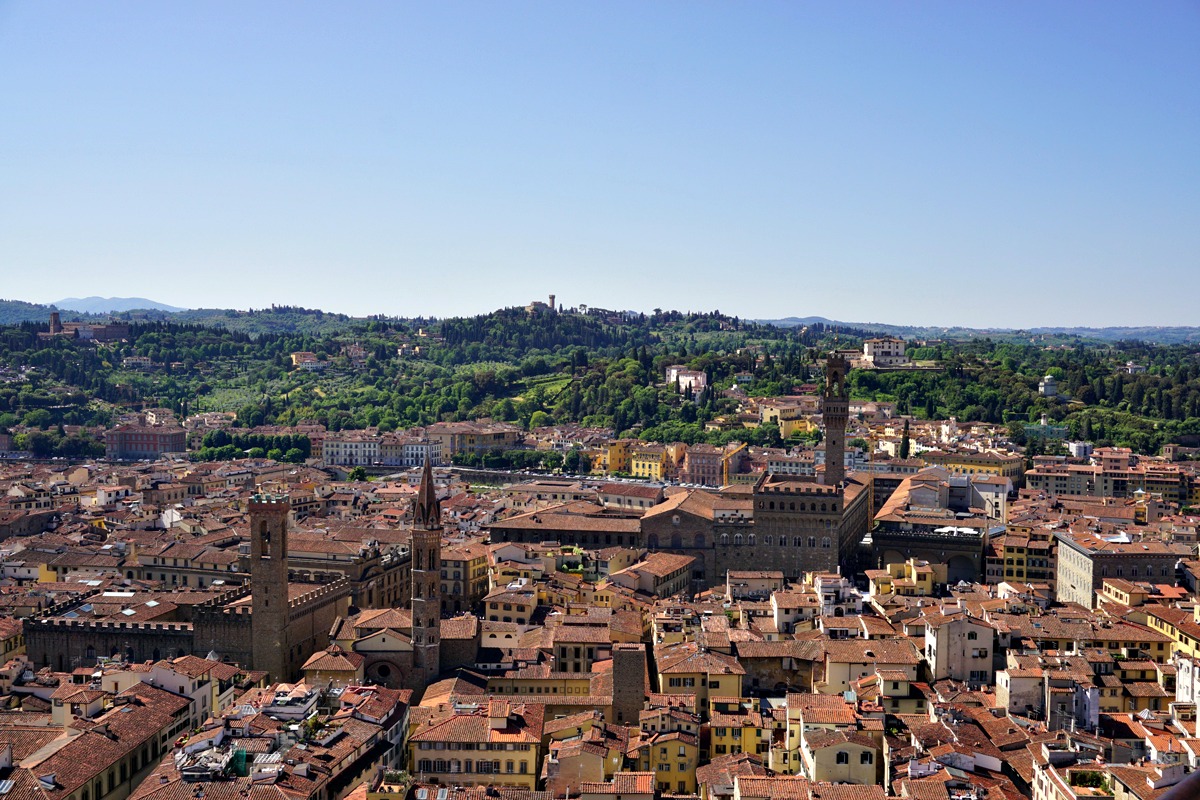 View from Florence Cathedral Dome