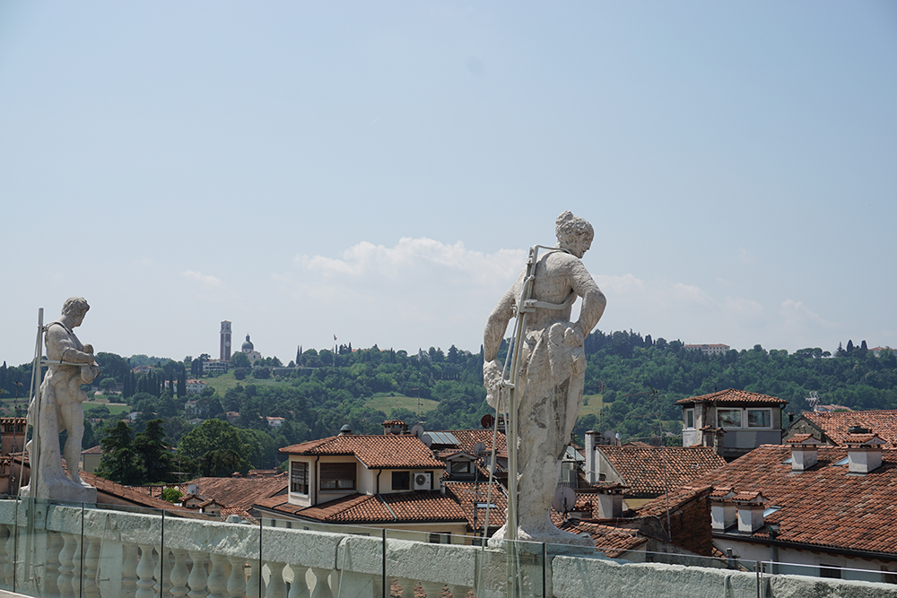 View from the top of the Basilica Palladiana in Vicenza