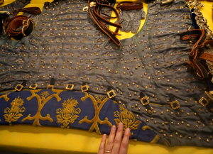 Me touching a Tartuca costume