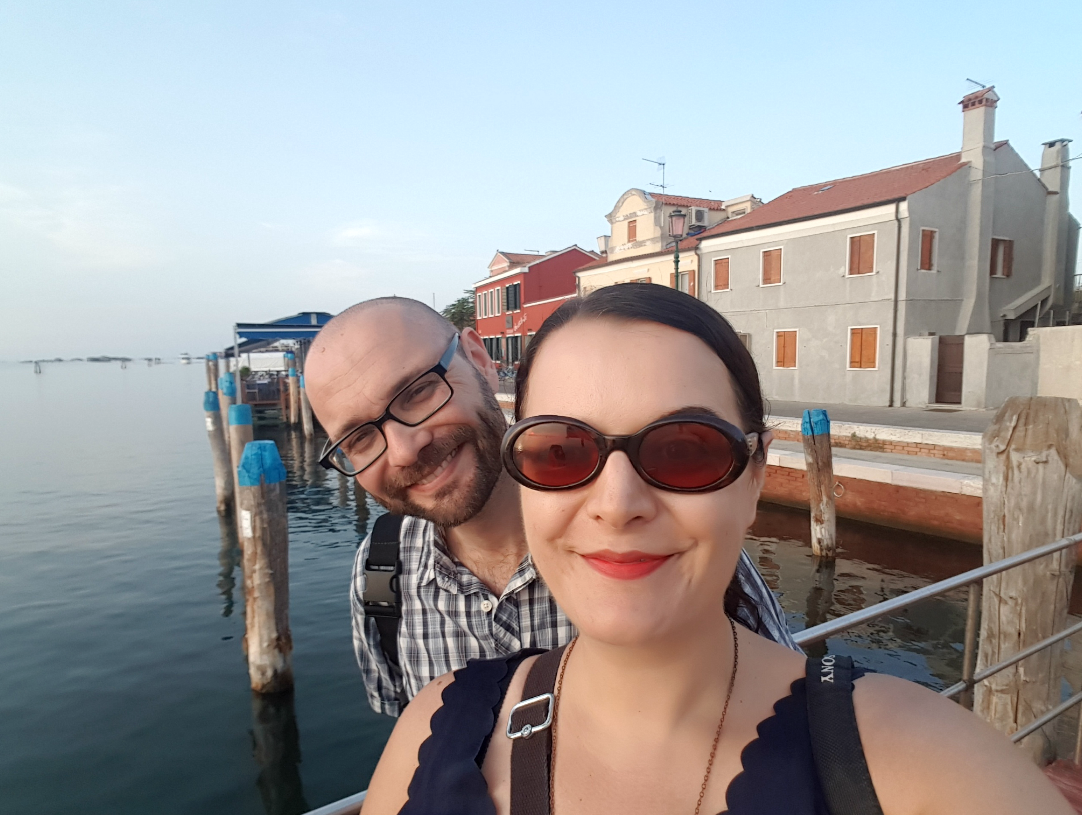 Matteo and I in Pellestrina