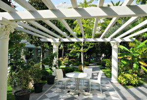 Trieste and Victoria Abano garden