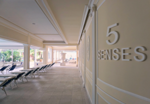 entrance of the 5 senses experience at Grand Hotel Trieste & Victoria Spa Day