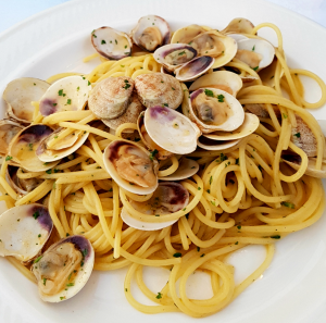 spaghetti con le vongole